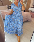 Mia | Women's Floral Boho Maxi Dress