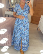 Mia | Women's Floral Boho Maxi Dress