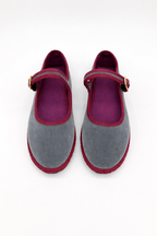 Lilian | Women Round Toe Buckle Strap Mary Jane Ballet Flats