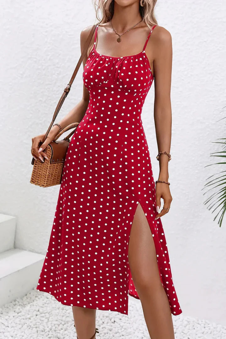 Lisa | Women Floral Sleeveless Summer Boho Midi Dress