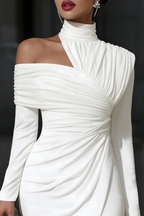 Alexia | Women Asymmetric One Shoulder Wedding Guest Midi Dress