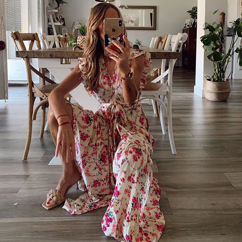 Lily | Women's Floral Wrap Maxi Dress