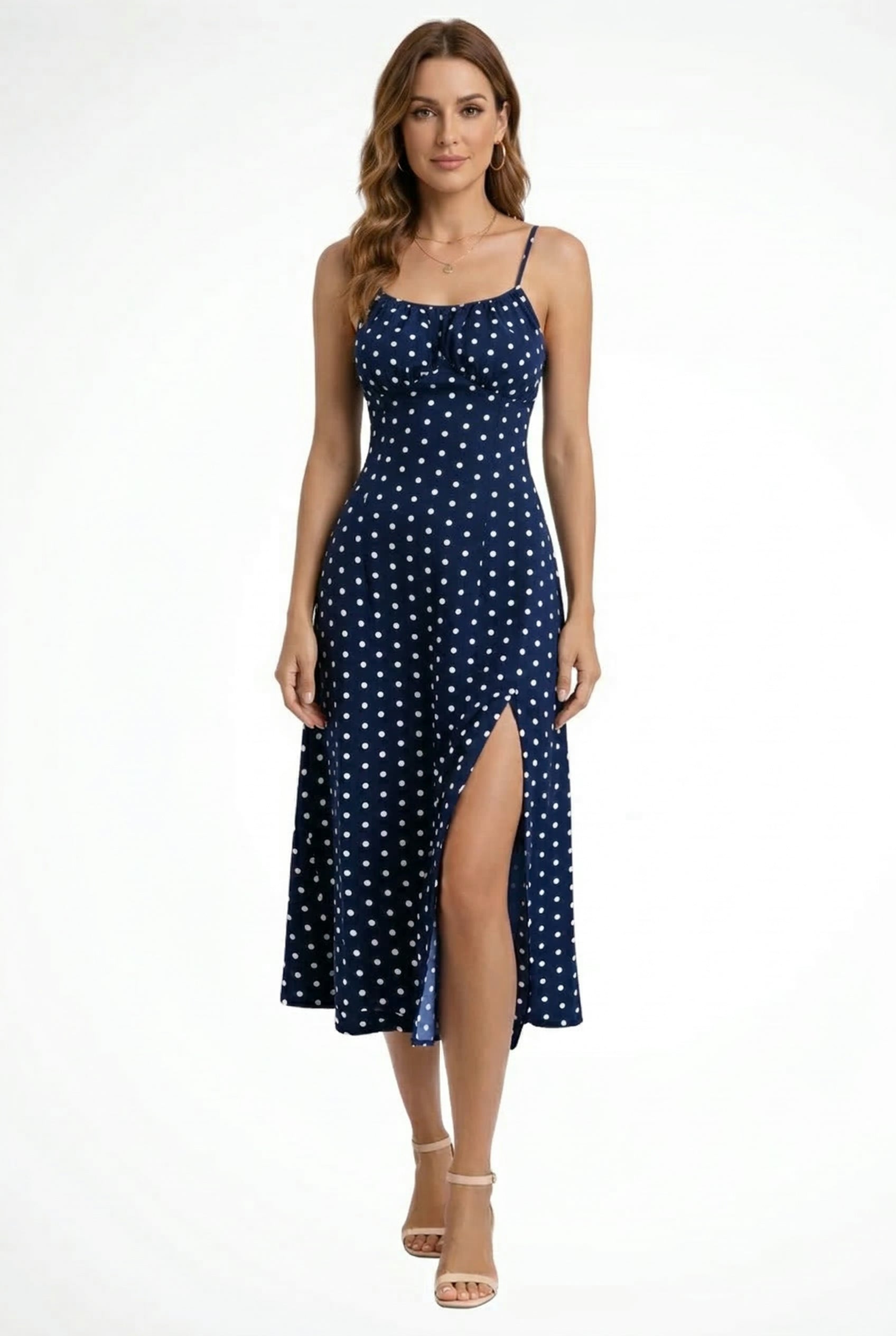 Lisa | Women Floral Sleeveless Summer Boho Midi Dress