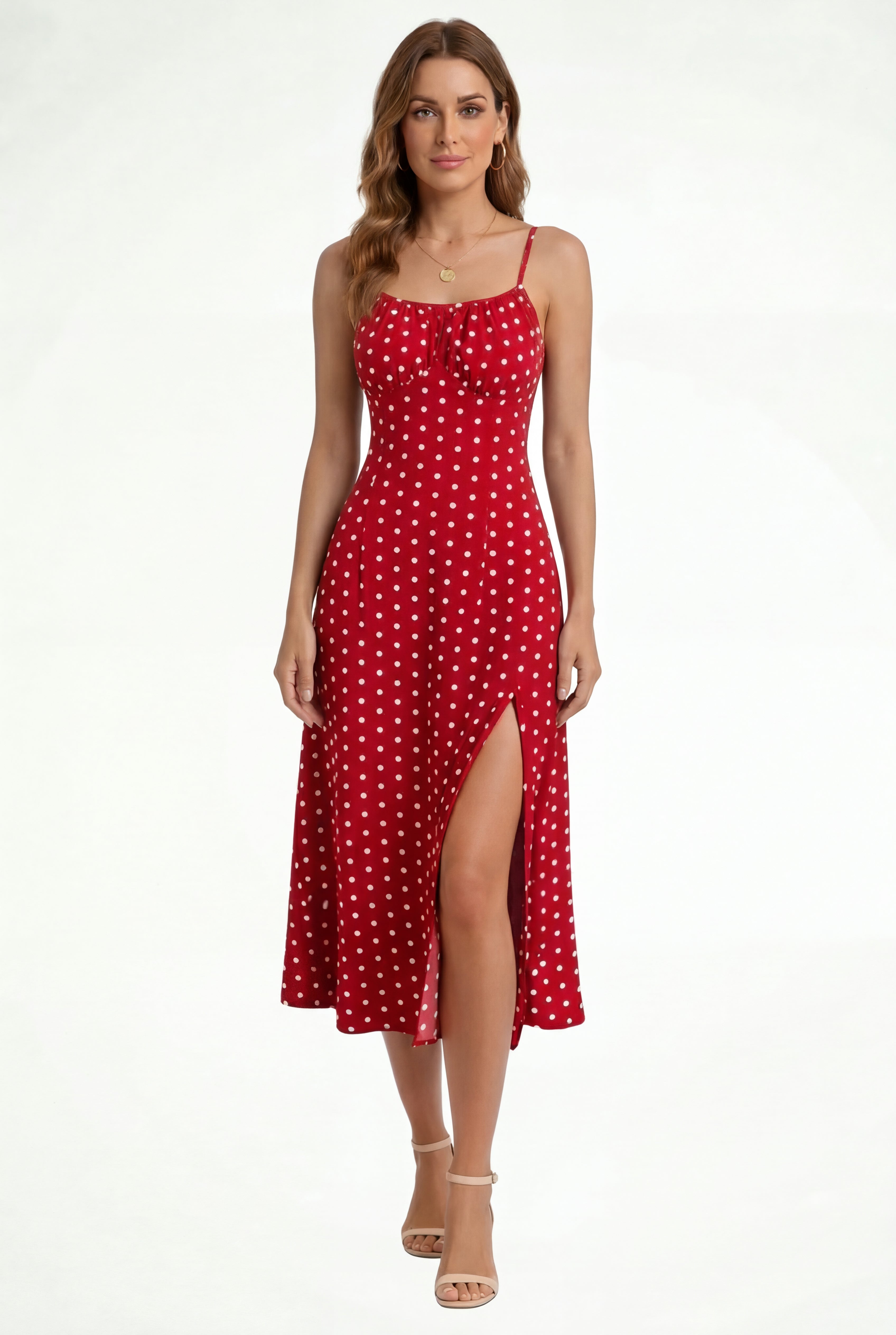 Lisa | Women Floral Sleeveless Summer Boho Midi Dress