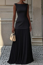 Elene | Women Elegant Pleated Formal Maxi Dress
