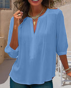 Alice | Women's Elegant Pintuck Blouse
