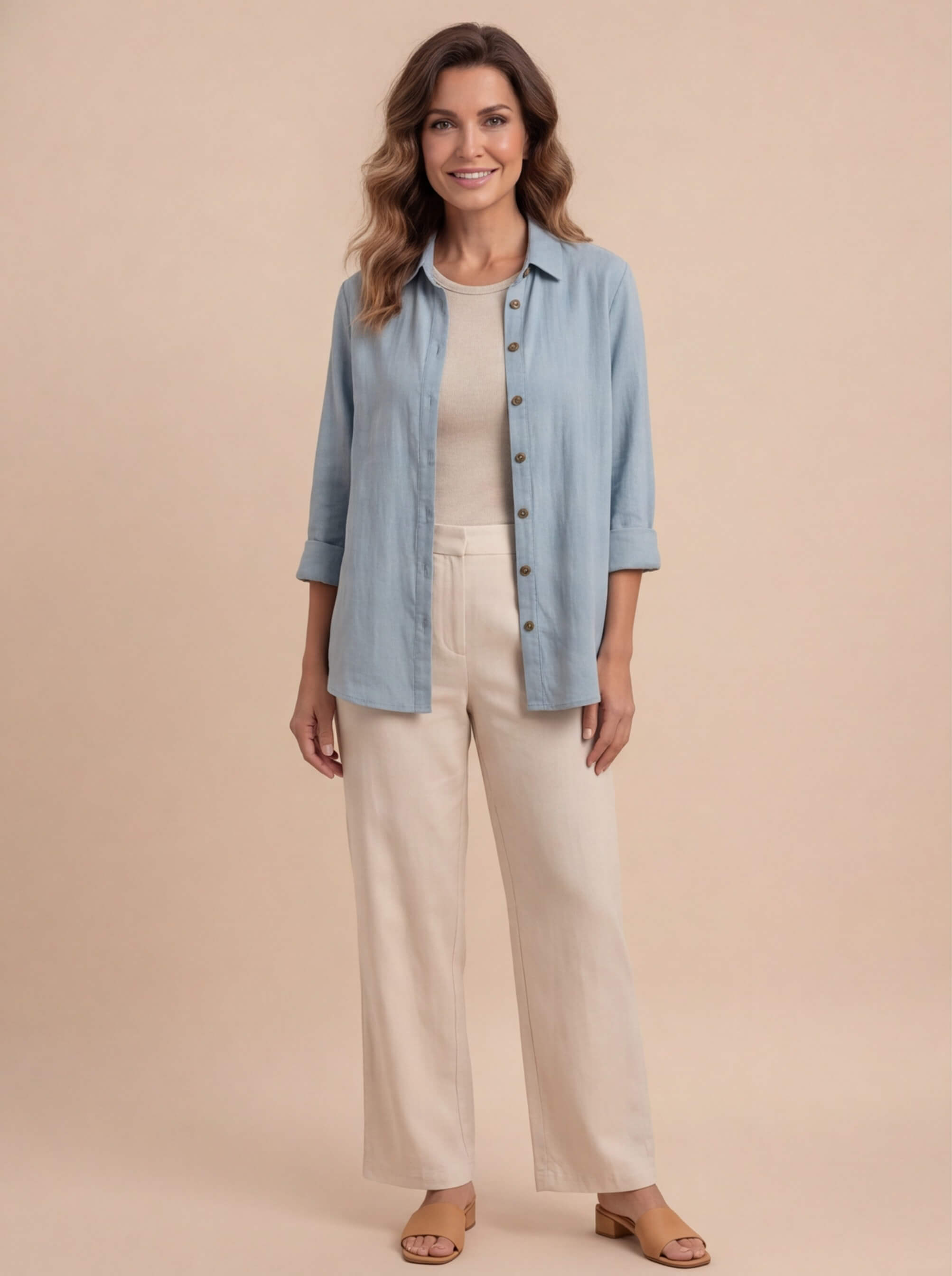 Becky | Women's Relaxed Linen Shirt