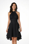 Celeste | Women Layered Ruffle Backless Mini Dress