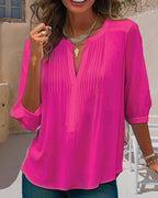 Alice | Women's Elegant Pintuck Blouse