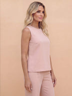 Sharon | Women's Sleeveless Top & Wide Leg Trouser Co-ord Set