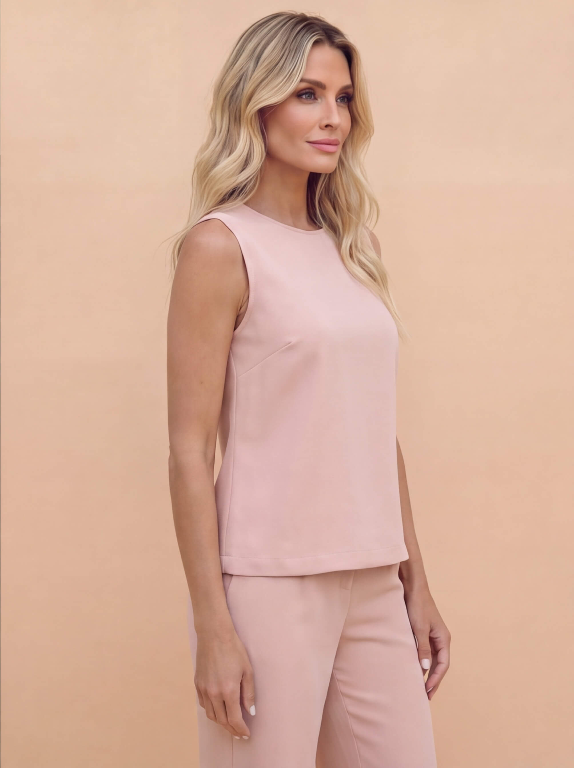 Sharon | Women's Sleeveless Top & Wide Leg Trouser Co-ord Set