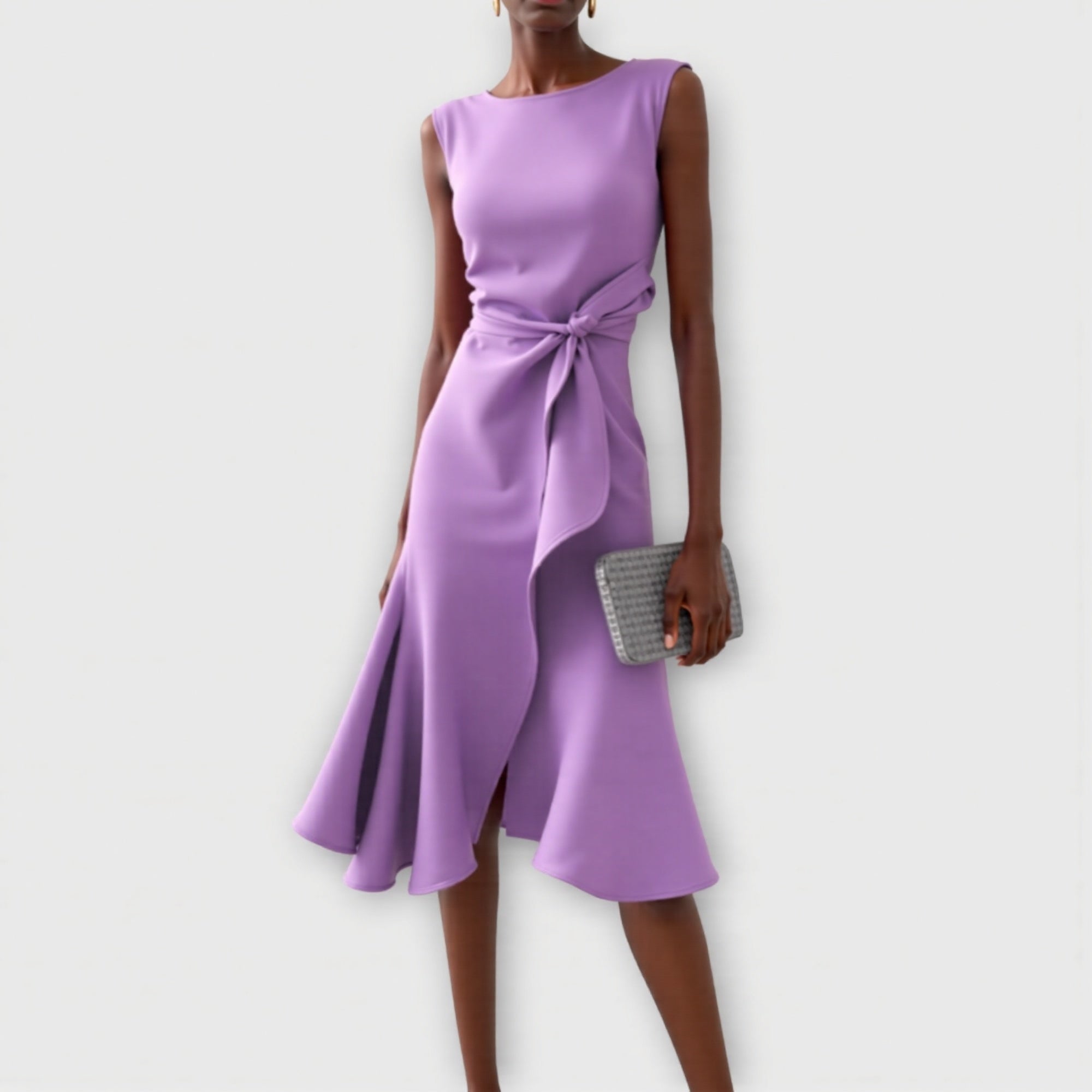Celeste | Gathered Midi Dress