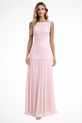 Elene | Women Elegant Pleated Formal Maxi Dress