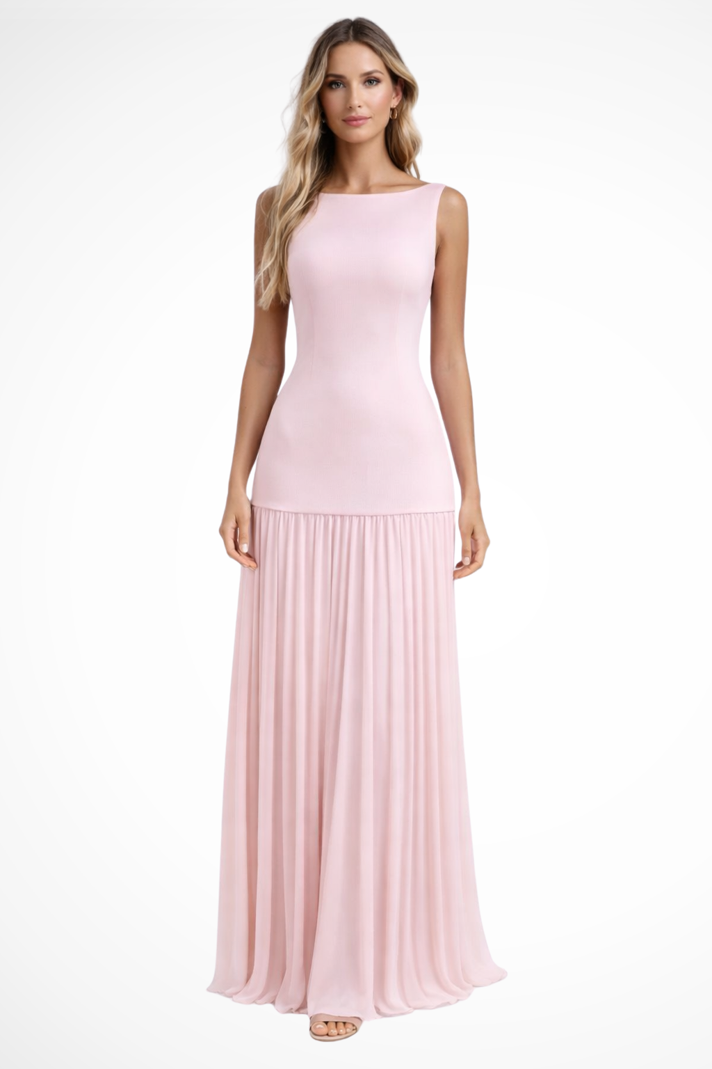 Elene | Women Elegant Pleated Formal Maxi Dress