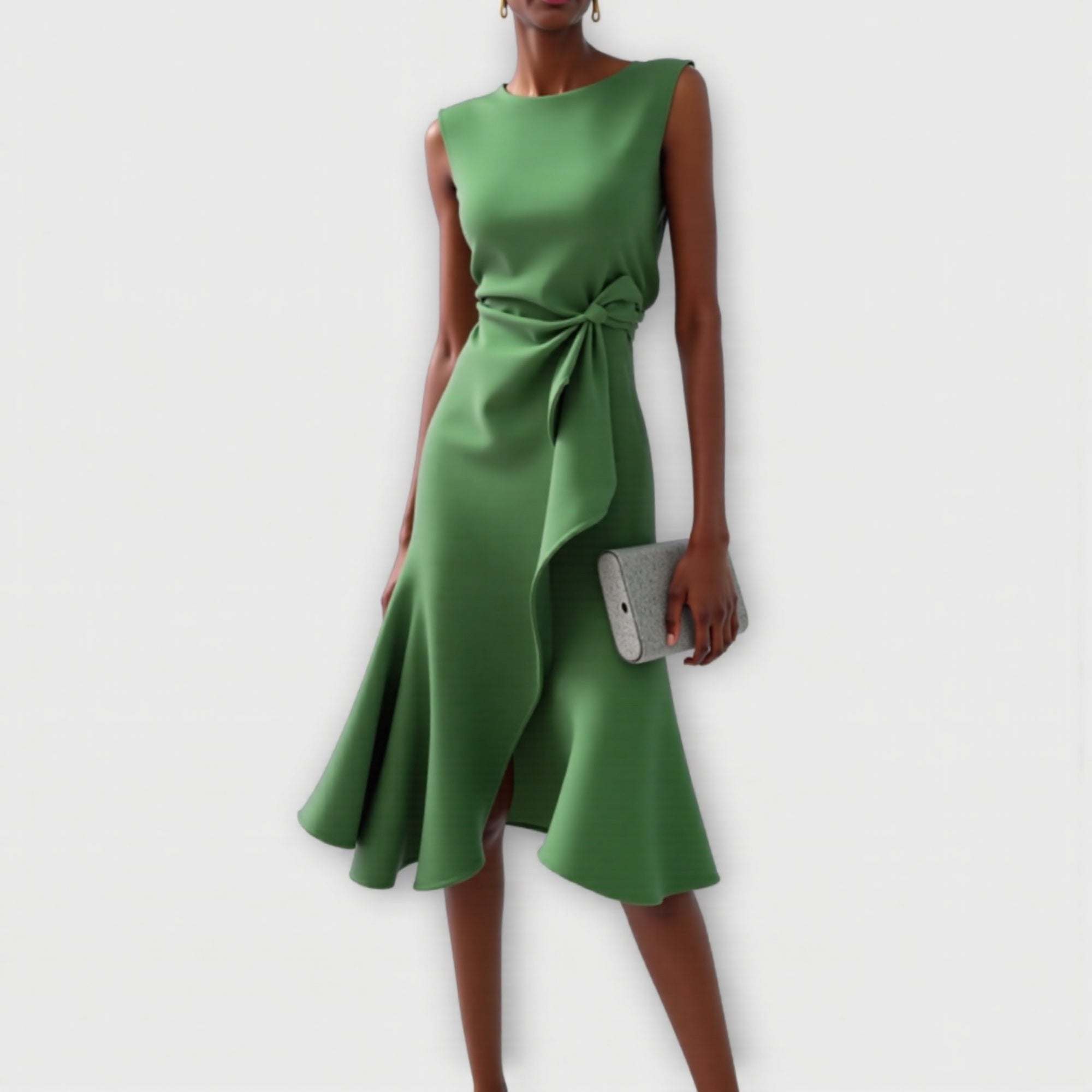 Celeste | Gathered Midi Dress