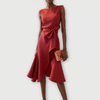 Celeste | Gathered Midi Dress