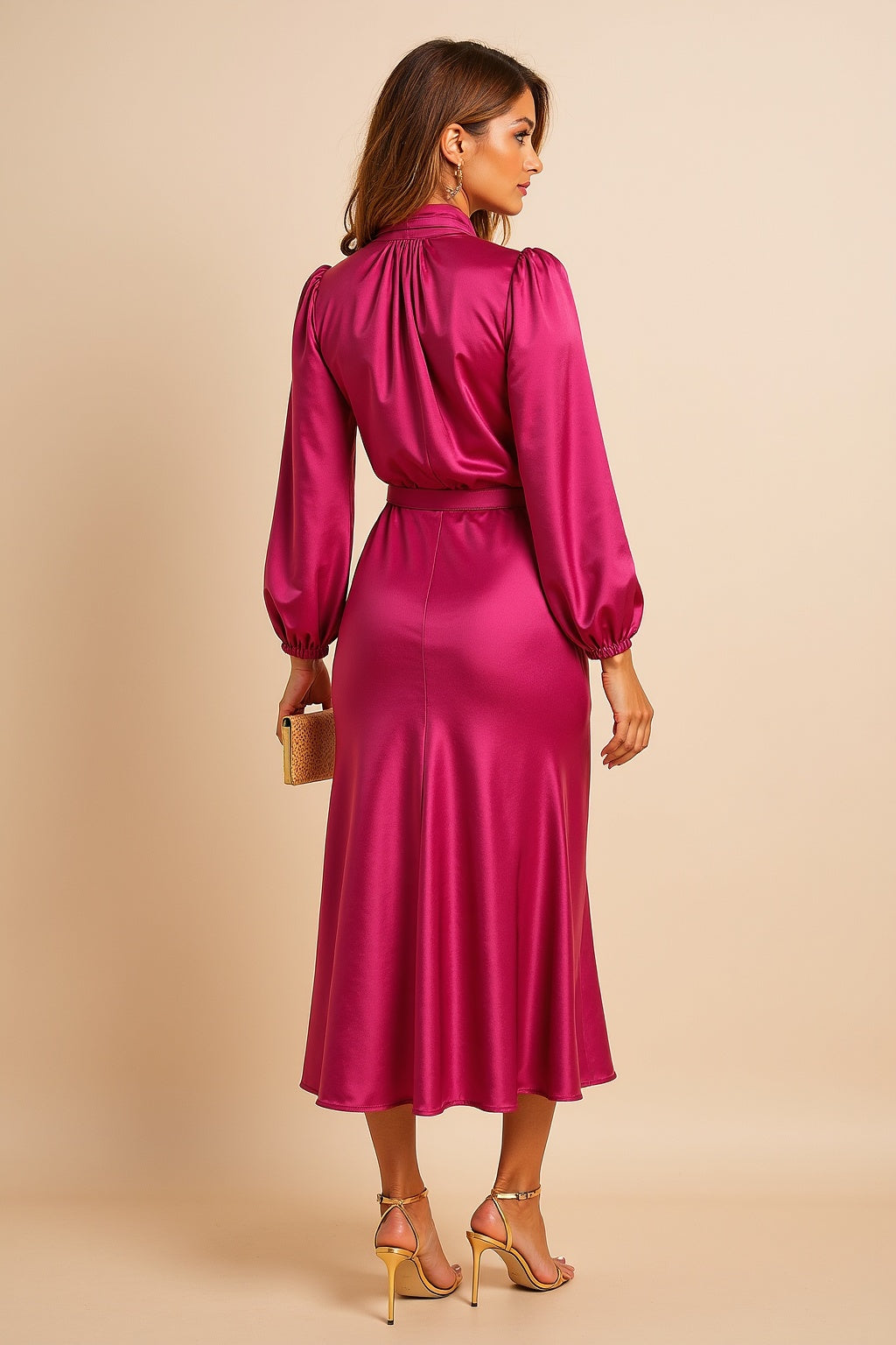 Zara | High Waist Midi Dress