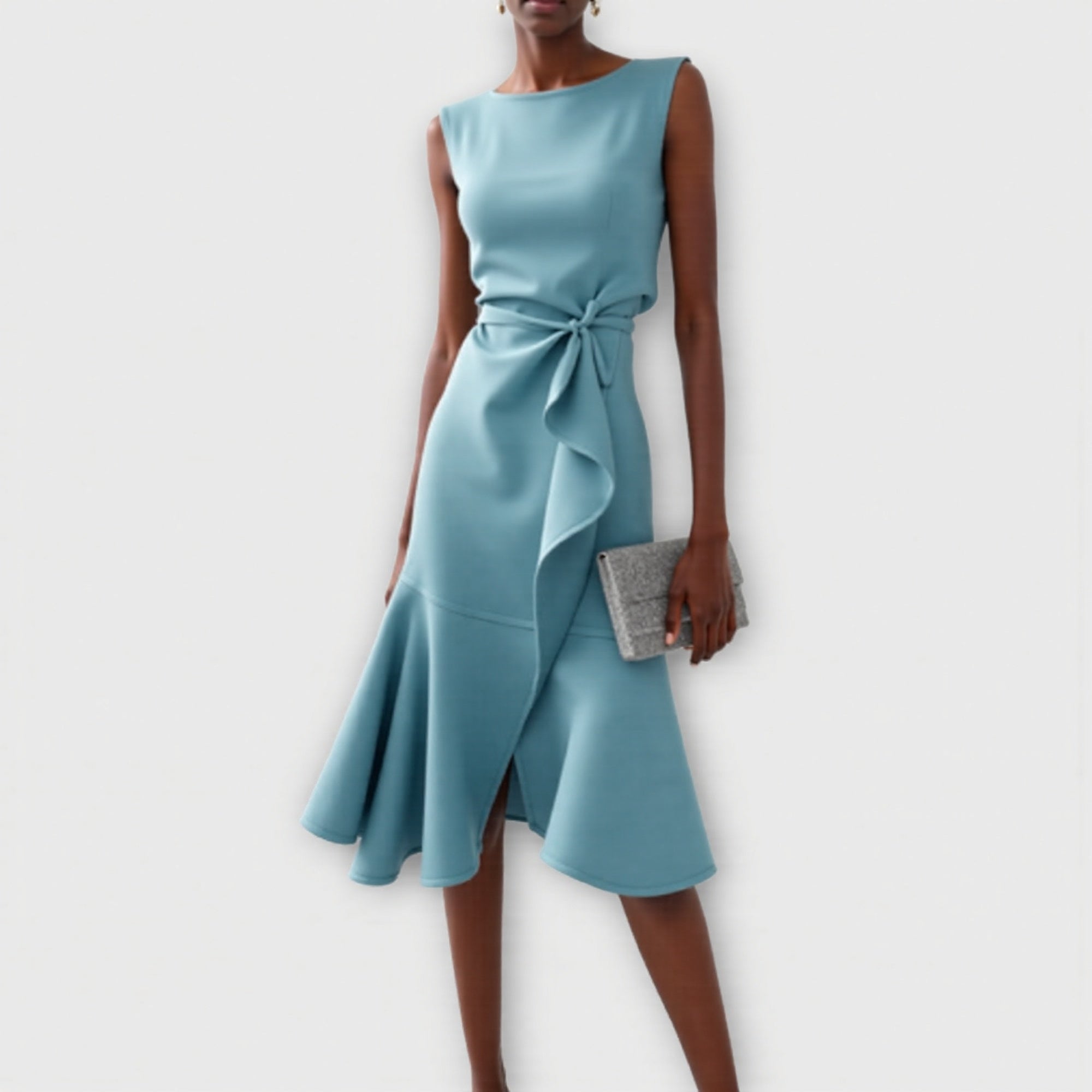 Celeste | Gathered Midi Dress