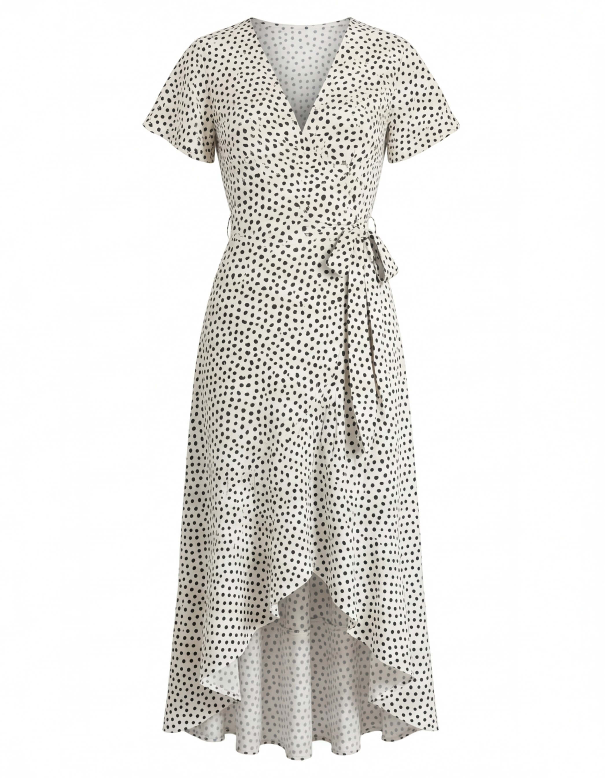 Diane | Women's Ditsy Print Wrap Midi Dress