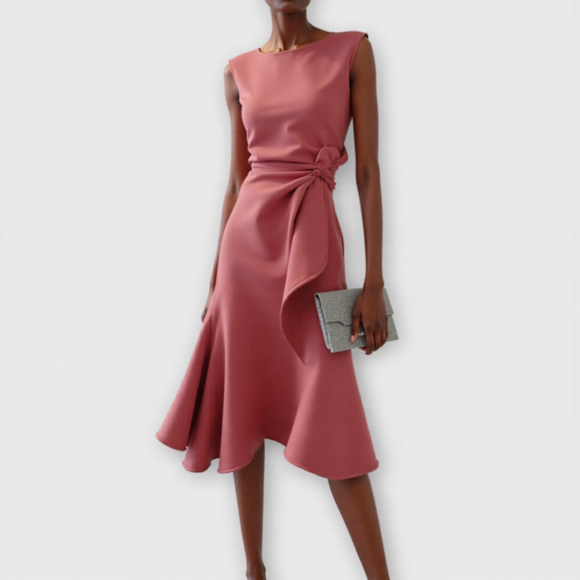 Celeste | Gathered Midi Dress
