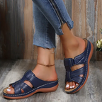 Rosa | Women's Velcro Cut-Out Comfort Sandal
