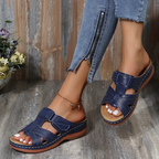 Rosa | Women's Velcro Cut-Out Comfort Sandal