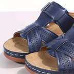 Rosa | Women's Velcro Cut-Out Comfort Sandal