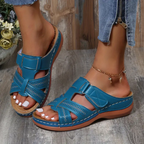 Rosa | Women's Velcro Cut-Out Comfort Sandal