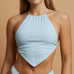 Sharon | Women's High Neck Cut Out Swimsuit