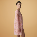 Lily | Women's Floral Print Kimono, Bralette & Shorts Three-Piece Set