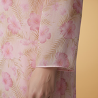 Lily | Women's Floral Print Kimono, Bralette & Shorts Three-Piece Set