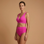 Emma | Women's Wrap Front High Waist Bikini Set