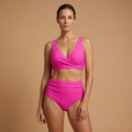 Emma | Women's Wrap Front High Waist Bikini Set