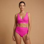Emma | Women's Wrap Front High Waist Bikini Set