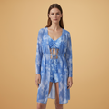 Grace | Women's Tie Dye Kimono & Bikini Set