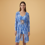 Grace | Women's Tie Dye Kimono & Bikini Set