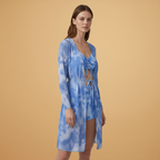 Grace | Women's Tie Dye Kimono & Bikini Set