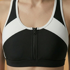 Jenny | Women's Sporty Zip Front Bikini & Shorts Set