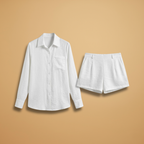 Holly | Women's Relaxed Linen Blazer & Shorts Set