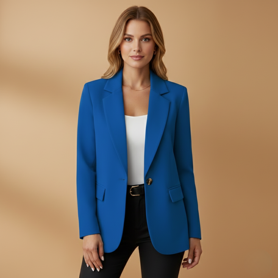 Ruby | Women's Oversized Single Button Notch Lapel Blazer