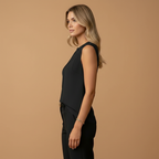 Lily | Women's Seam Detail Sleeveless Shell Top