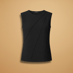 Lily | Women's Seam Detail Sleeveless Shell Top