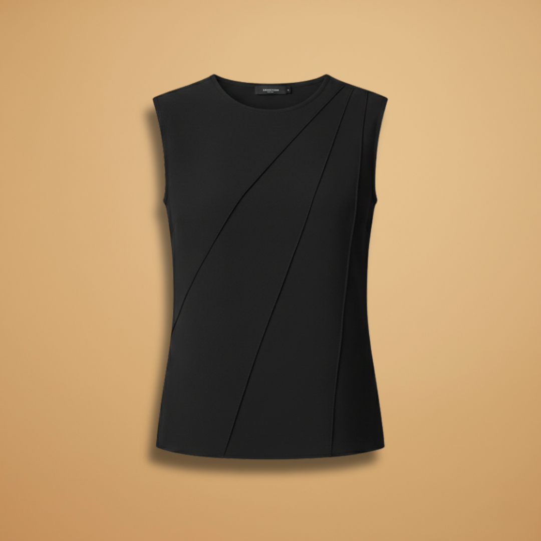 Lily | Women's Seam Detail Sleeveless Shell Top