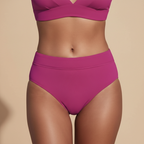 Mia | Women's V-Neck High Waist Bikini Set