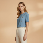 Sophie | Women's Button Detail Short Sleeve Blouse