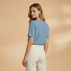 Sophie | Women's Button Detail Short Sleeve Blouse