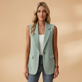 Daisy | Women's Sleeveless Single Button Blazer Vest