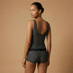 Rosie | Women's Polka Dot Tankini & Boyshort Set