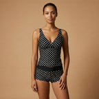 Rosie | Women's Polka Dot Tankini & Boyshort Set