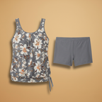 Daisy | Women's Floral Tankini & Short Set